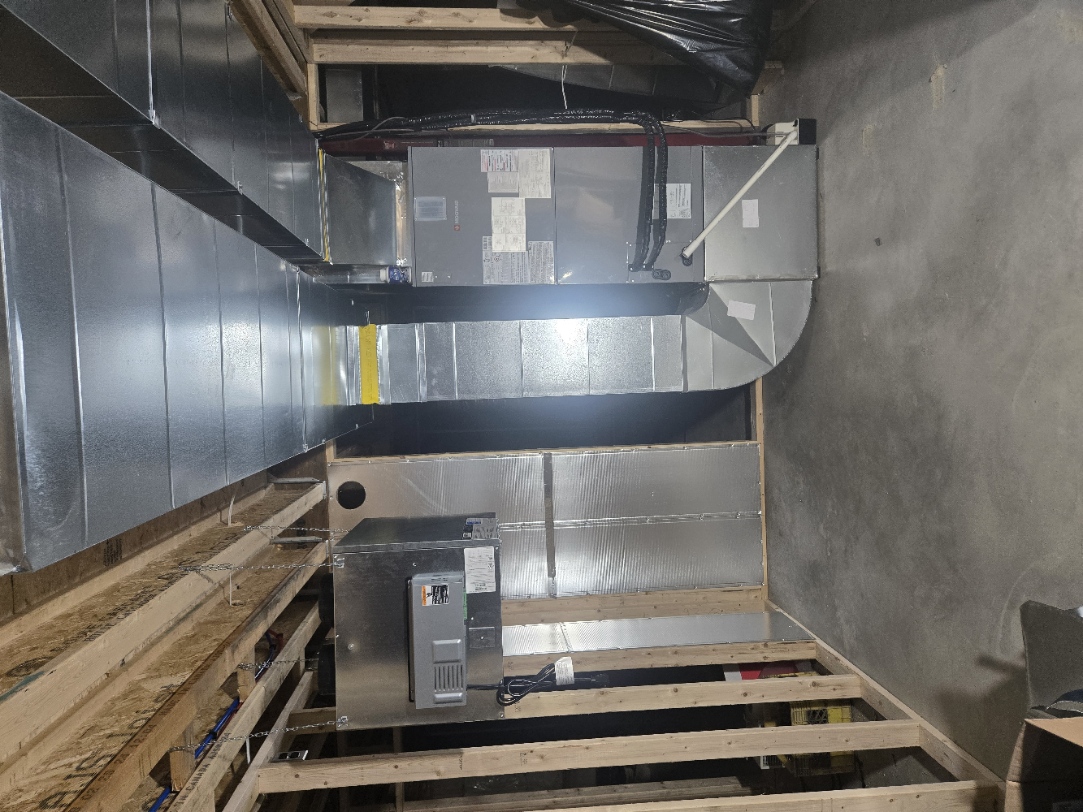 Moovair air handler and ERV install