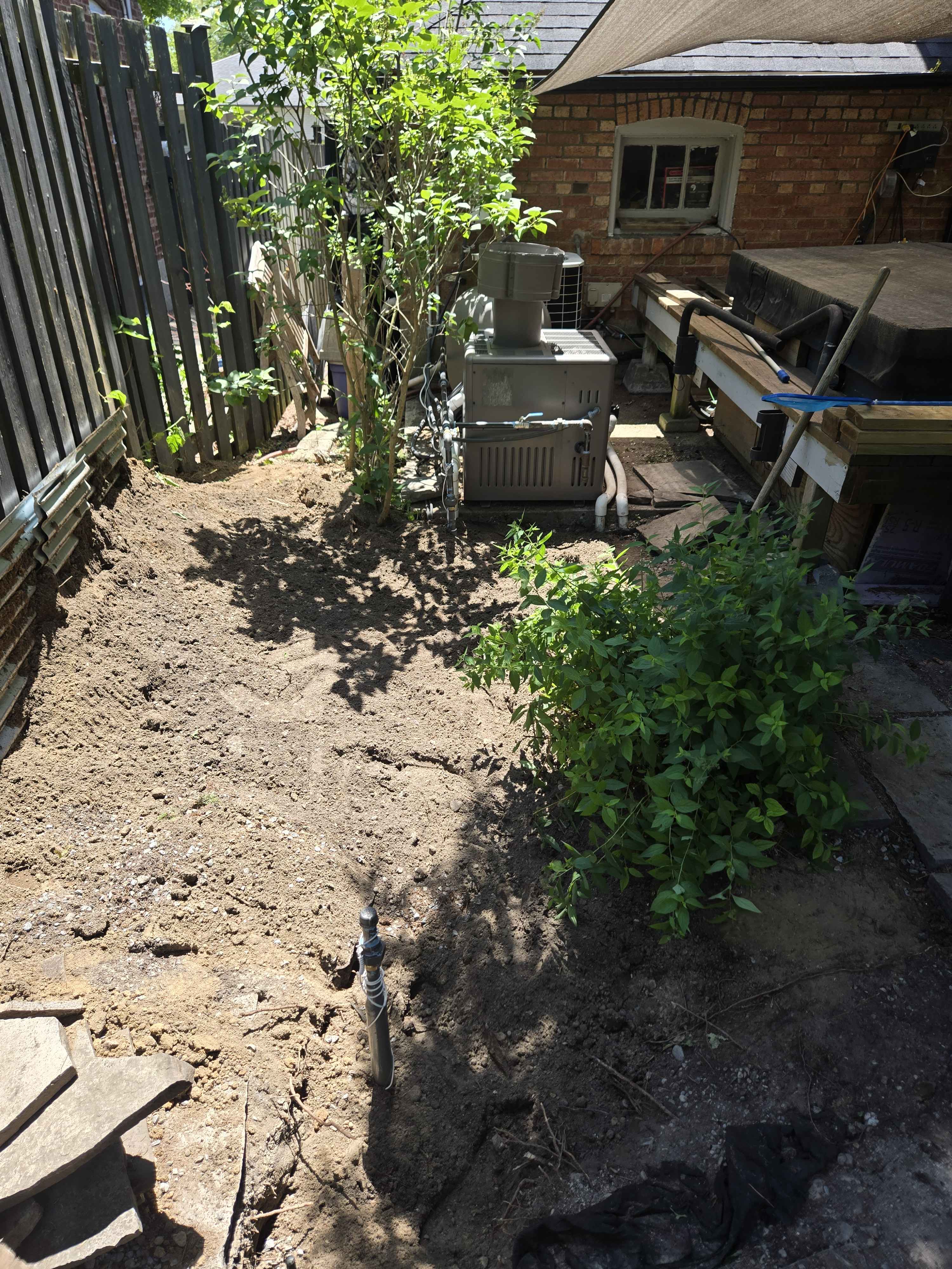 Underground gas line installation